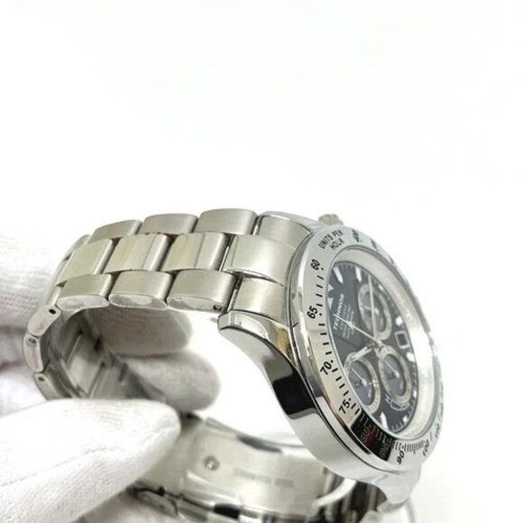 TECHNOS T9349TB Solar-powered chronograph Wristwatch SS Silver main image 8